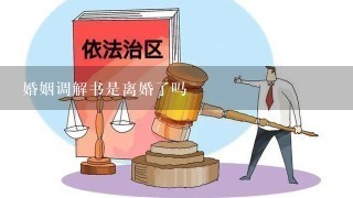 离婚调解书算离婚了吗