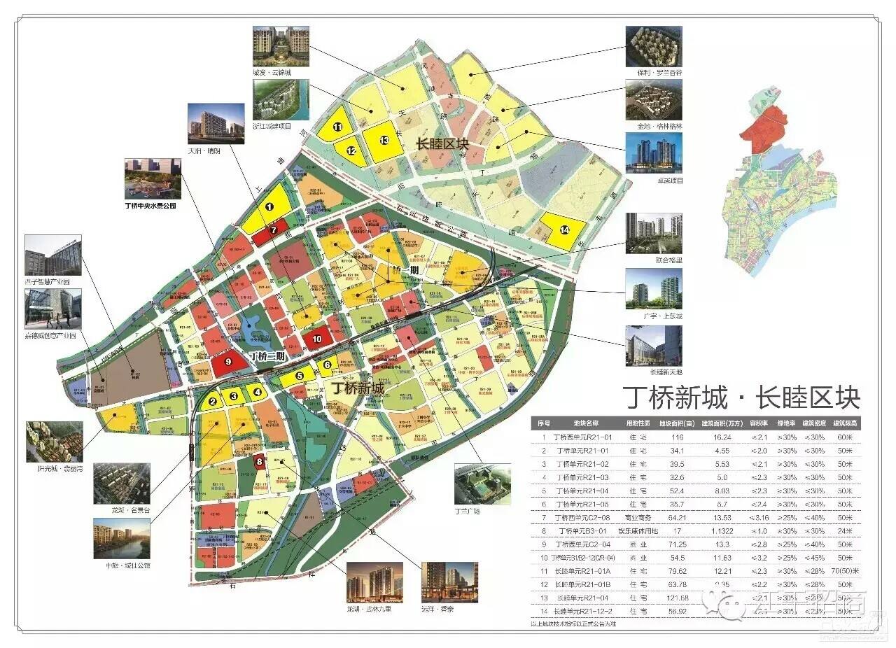 丁桥地区最新规划图详解