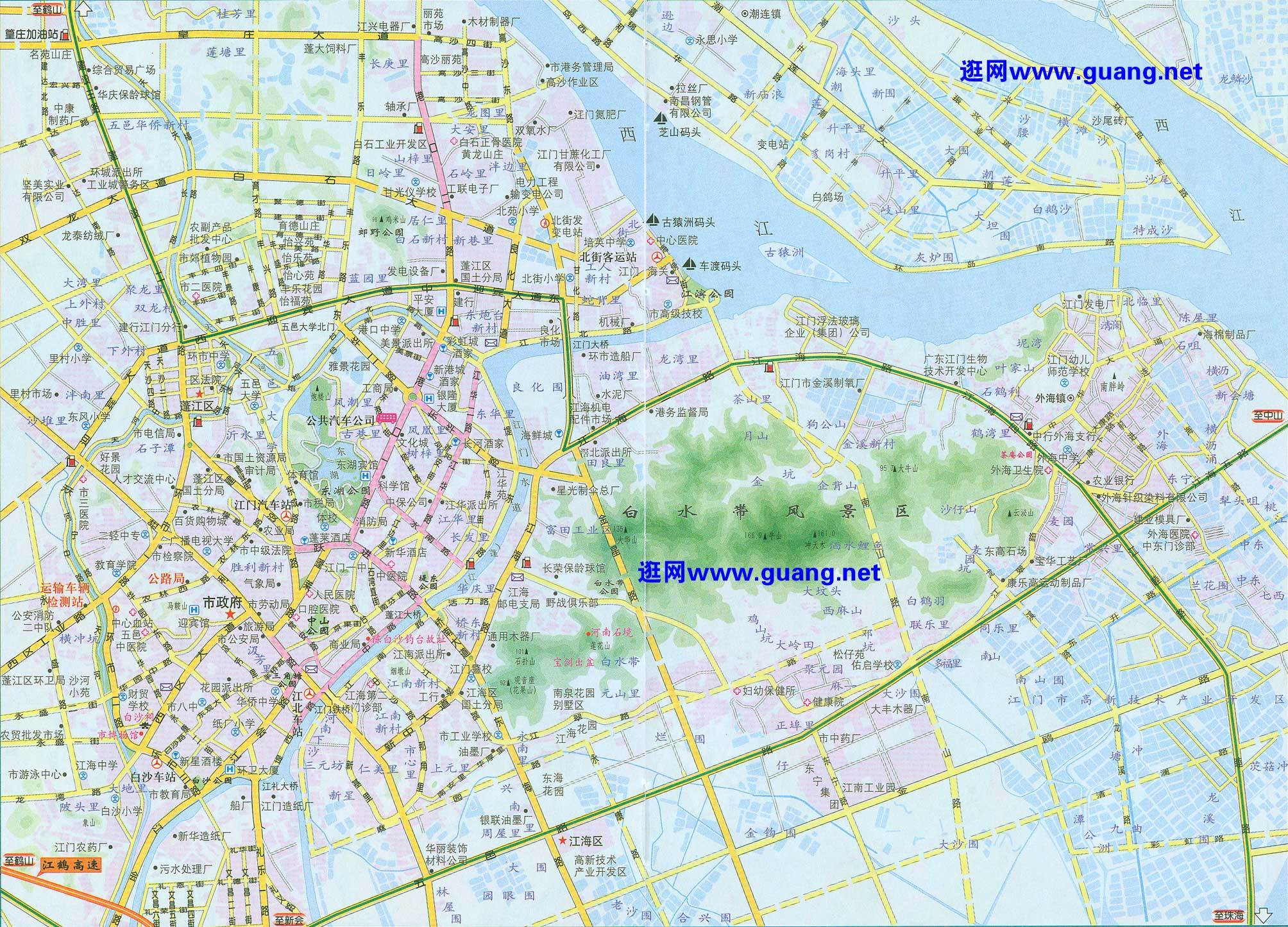 最新江门地图指南