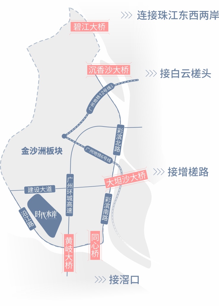 金沙洲最新规划图详解