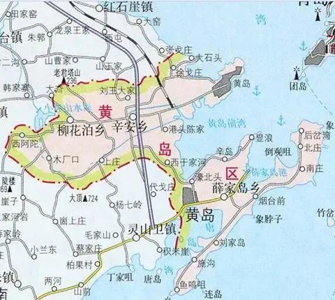 最新黄岛地图详解