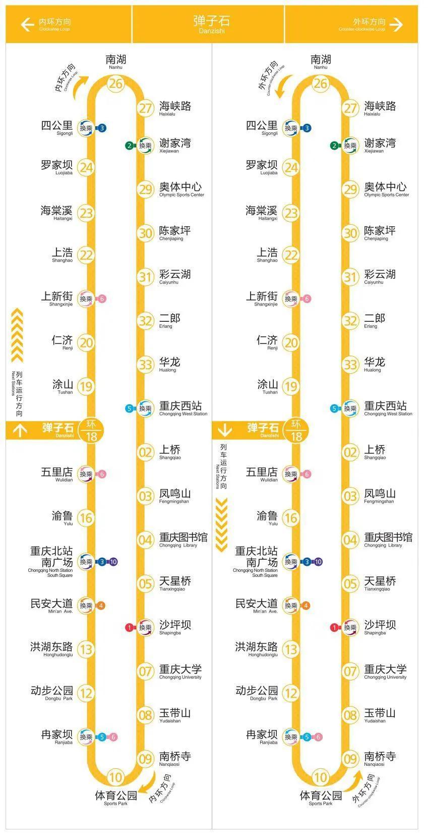 重庆轻轨最新线路图全解析