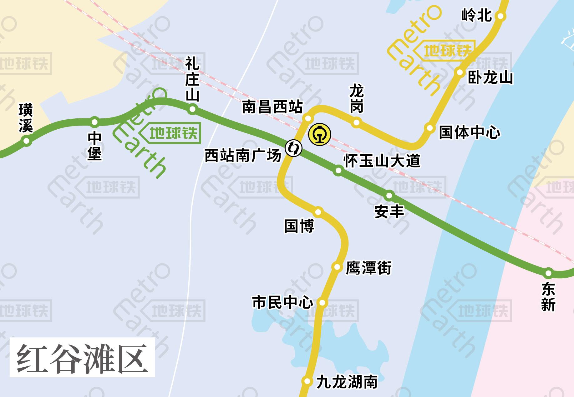 最新南昌地铁线路图概览