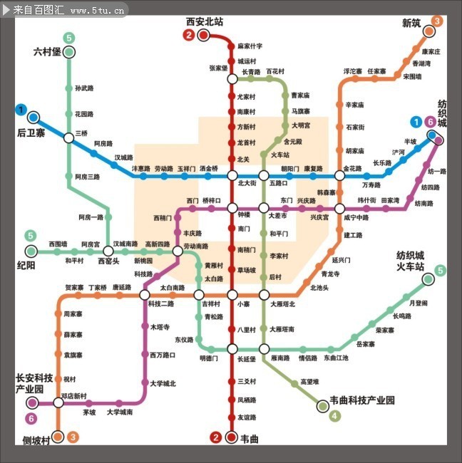 西安地铁线路图最新更新及详细介绍